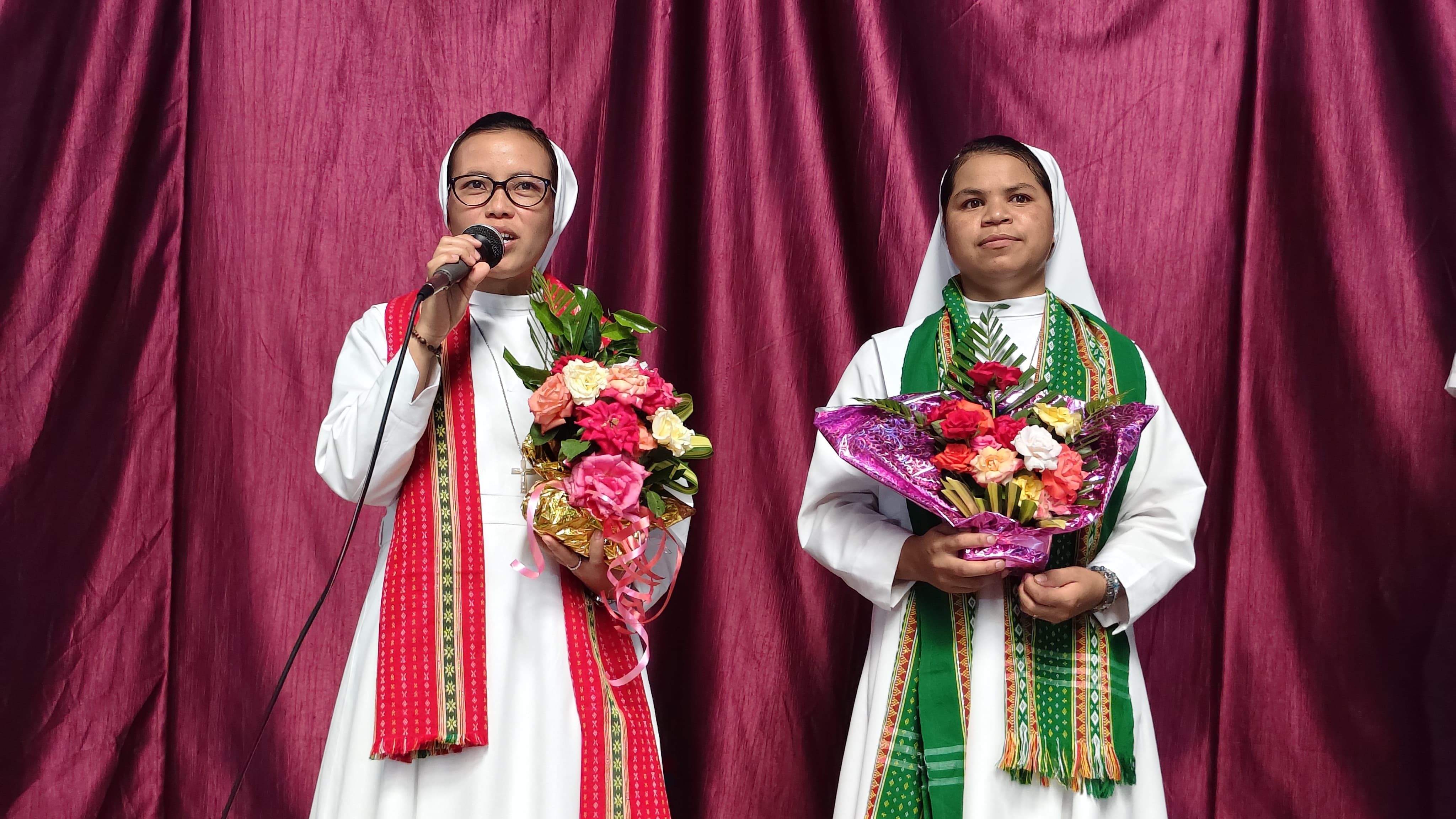 WELCOME TO SR. YONARIS AND SR. KYRKHULANG